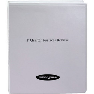 Round Ring Binder 1" White