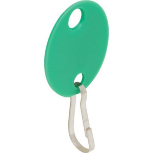 Colored Oval Key Id Tags "Pkg Of 20"