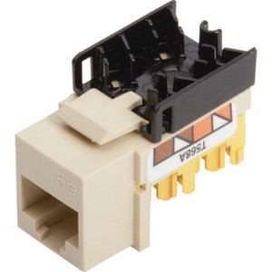 Quickport Cat 5 Telephone Jack -Wh