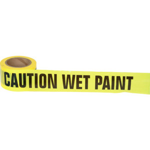 3" X 300' "Wet Paint" Barrier Tape