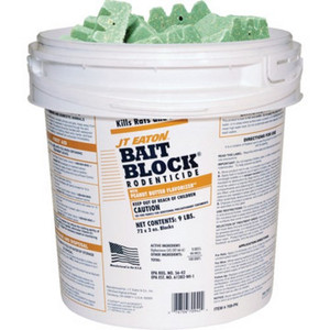 9 Lb Peanutbutter Rodenticide Bait Block
