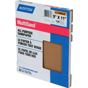 9 X 11" Medium Sandpaper "Pkg Of 25"