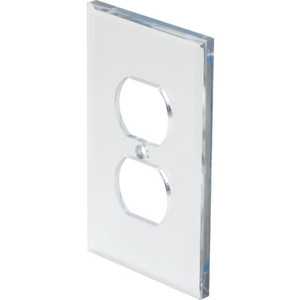 Single Duplex Mirror Wall Plate