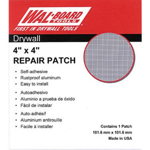 4X4" Self Adhesive Wall Patch "Pkg Of 6"