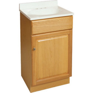 18 X 16 1 Door Oak Montana Bathrm Vanity