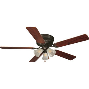 52" Clng Fan Millbridge Hm Brnz Tlp Lgt