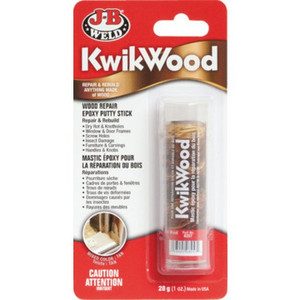 Kwikwood Wood Repair Epoxy Putty Stick
