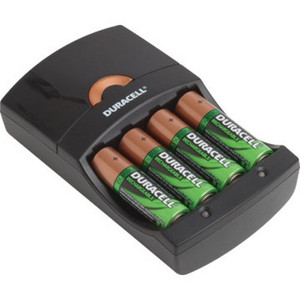 Aa/Aaa Duracell Nimh Battery Charger W/4 Aa