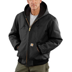 X-Lg Reg Blk 12 Ounce Cttn Jkt Zipclosure