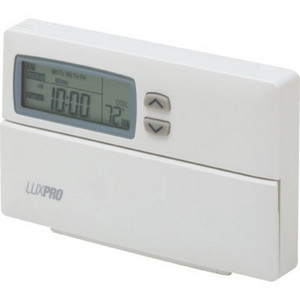 Lux 24V Heat/Cool Thermostat - Off-White