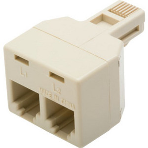 Male Telephone T Splitter "Pkg Of 2"