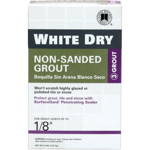 5 Lb White Dry Grout