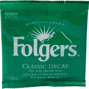 Folgers Decaf Filter Pck "Case Of 200"
