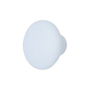 1-1/2" Ceramic Knob-White "Pkg Of 25"