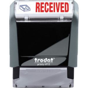 65% Recycld Self-Inking Stamp "Received"