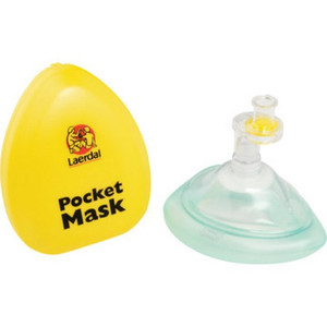 Laerdal Pocket Mask In Yellow Hard Case