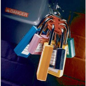 Red #410 1 3/4" Safety Lockout Padlock
