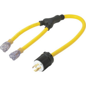 10/4 Stow 3' Y Adapter L1430Plug To 5-20
