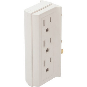 6-Outlet Plg In Surge Tap 3-Sided Design