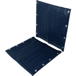 24" E/J Navy Blue Vinyl Seat