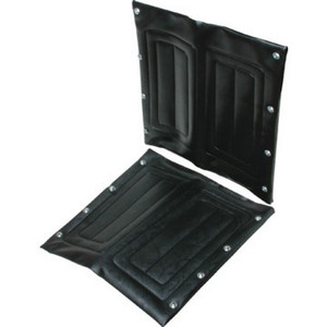 22" Invacare Black Vinyl Seat