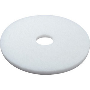 17" White Polish Floor Pad "Box Of 5"