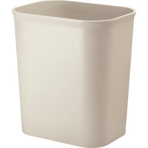 14 Qt Ul Approved Wastebasket Beige