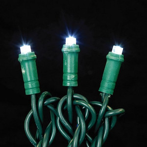 Comm Led String, 25 Cool White Led, 5Mm