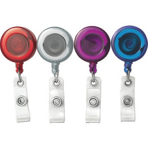Translucent Id Card Reels "Pkg Of 4"