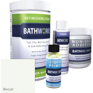 Nonslip Bath & Wall Refinish Kit - Biscuit