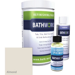 Bathtub & Wall Refinishing Kit - Almnd