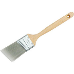 2" Angle Brush Silver Synthetic Filamen