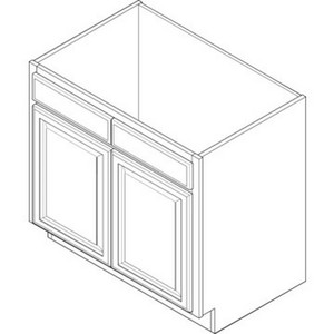 42W X 34-1/2H X 24"D Sink Base