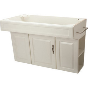 36 X 21"D Wall Mount Bath Vanity - Wh