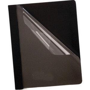 Clr Front Rpt Cvr Blk Ltr Sz"Box Of 25"