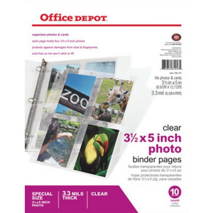 Photo Pages,Od,3X5,10Pk