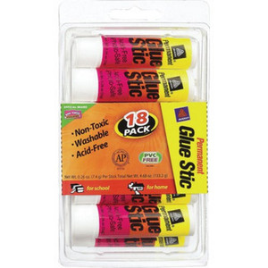Avery Glue Stics "Pkg Of 18"