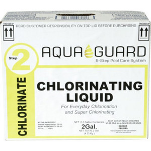 Aqua Guard 1 Gal Liquid Chlorine - 3 Pack