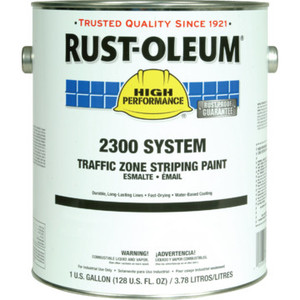 1 Gallon Rust-Oleum High Performance Traffic Zone Paint - Yellow 2 per Package