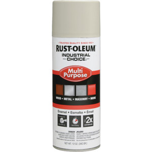 12 Ounce Rust-Oleum Industrial Choice Enamel Gloss Spray Paint - Almond