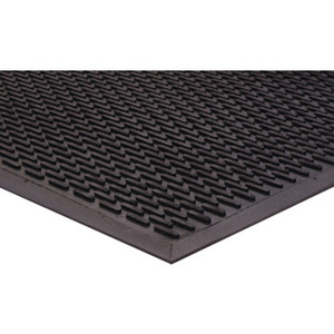 3 x 5' Outdoor Floor Mat Black Apache Super Grip