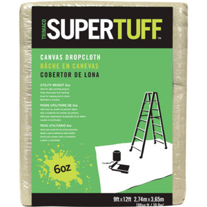 9 x 12' 6 Ounces Canvas Drop Cloth