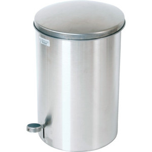 3.5 Gallon Rubbermaid Defenders Stainless Steal Step Can
