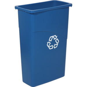 Rubbermaid Slim Jim 23 Gallon Trash Can, Recycle