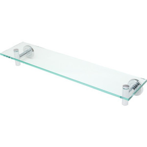 Gatco Latitude II Chrome Glass Shelf