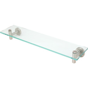 Gatco Latitude II Satin Nickel Glass Shelf