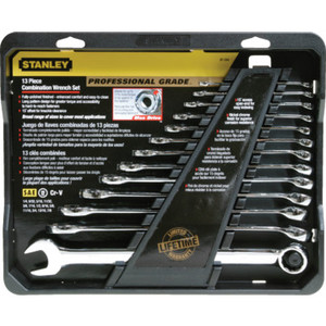 Stanley Professional Grade 13-Piece SAE Combination Wrench Set
