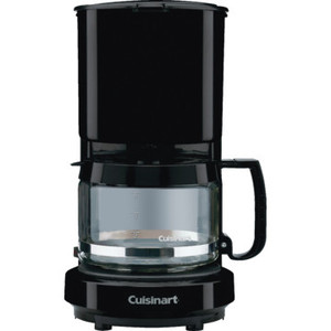 Cuisinart 4 Cup Coffeemaker Black Glass Carafe
