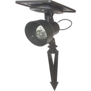 LED Solar Spot LightFixture Black