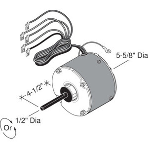 Rheem Condenser Fan Motor 1/5 HP